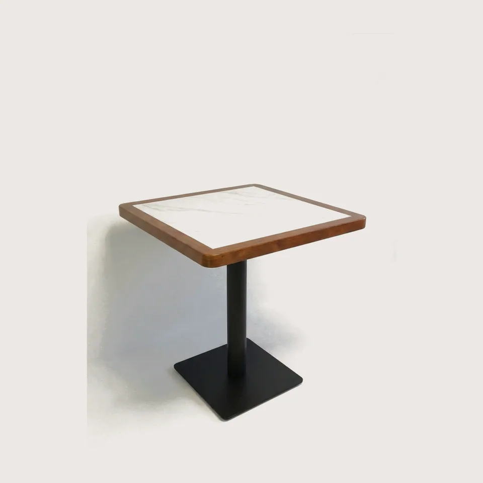 Banded Carrara Two-Top